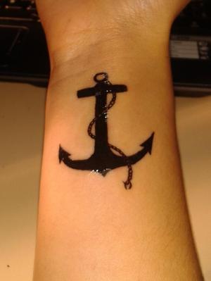 Photo de ancre marine, tatouage, inclassable