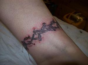 Photo de Barbelé, tatouage, barbelé