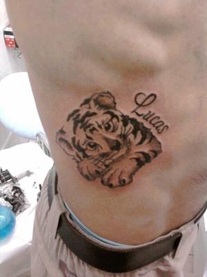 Photo de bébé tigre, animaux, tatouage