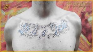 Calligraphie façon chicanos