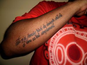 Photo de Citation, tatouage, citation