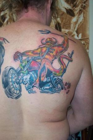 diable en moto
