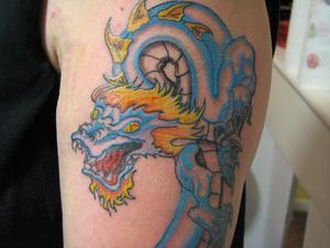 dragon coloré