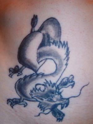dragon et coeur