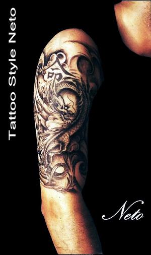 Dragon et glyphe