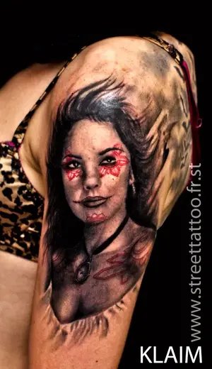 Photo de portrait5, réaliste, portrait réalisé par Street Tattoo