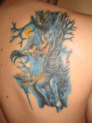 Photo de Fear of the dark, tatouage, iron
