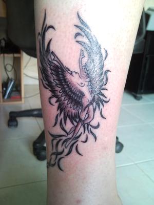 Photo de femme nue ailées, ange, tatouage