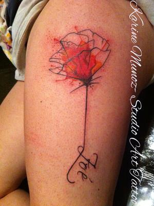 Fleur Aquarelle
