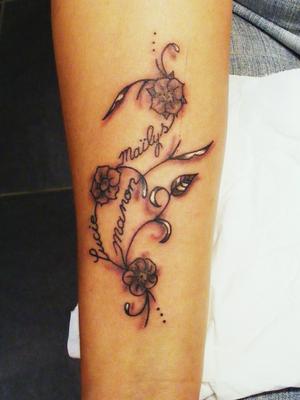 Fleurs et arabesques