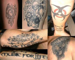 L'ensemble de mes tatoo
