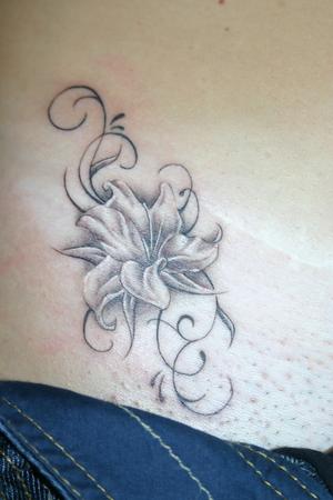 Photo de liane fleur de lys, fleurs, lys réalisé par Bodygraphic