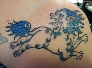 Photo de Lion, lion, animaux réalisé par Demon & Merveille