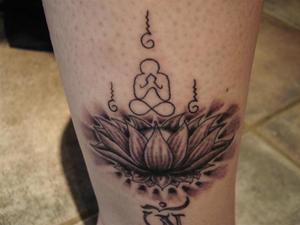 Lotus et bouddha