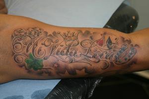 mi vida loca lettrage chicanos