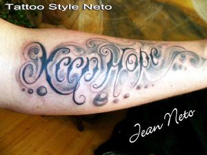 Phrase tatouée