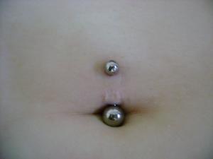 Piercing, nombril