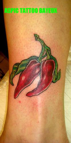 Photo de piment, piment, légume réalisé par Aspic  Tattoo