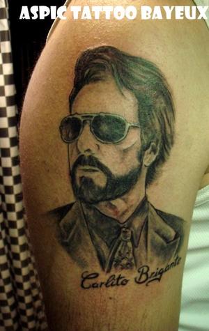 Photo de portrait de carlito briganté, mafieu, carlito briganté réalisé par Aspic  Tattoo