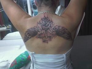 Rose et Aile d'ange