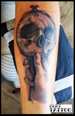 skull miroir