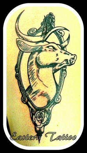 tatouage cerf