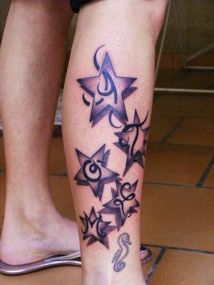 tatouage étoiles