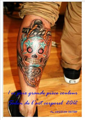 Photo de tattoo old school, tatouage, tattoo old school réalisé par Eastern Tattoo