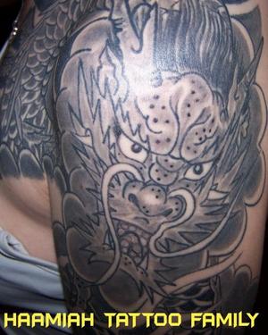 Tête de dragon oriental