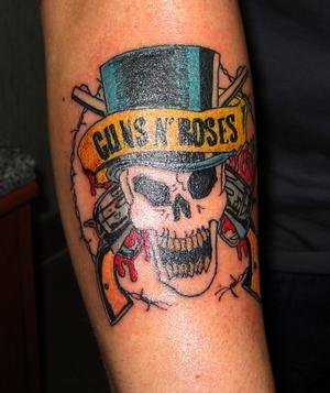 Tête de mort Guns N'Roses