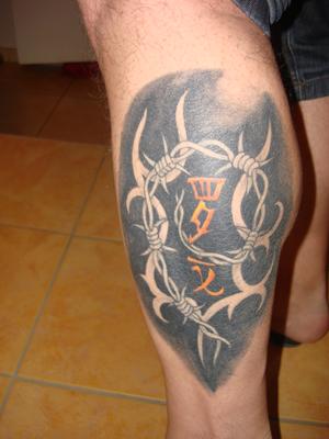 Tribal et barbelé