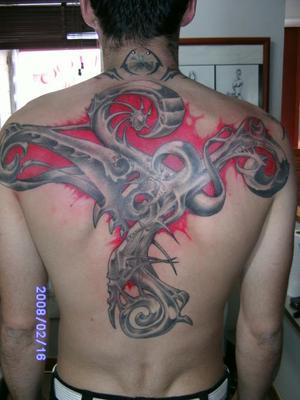 Photo de Tribal ombre et rouge, tribal, ombre