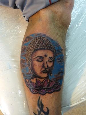 Visage de bouddha