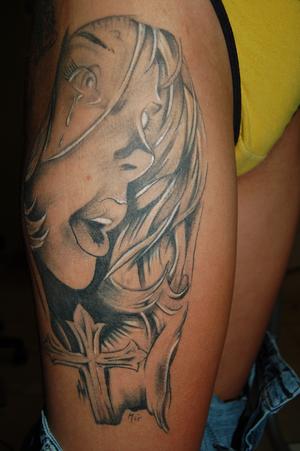 visage de femme