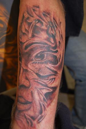 visage diabolique