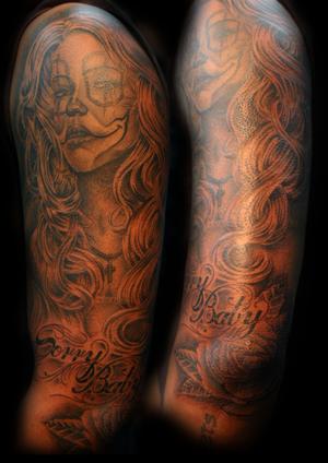 visage femme rose