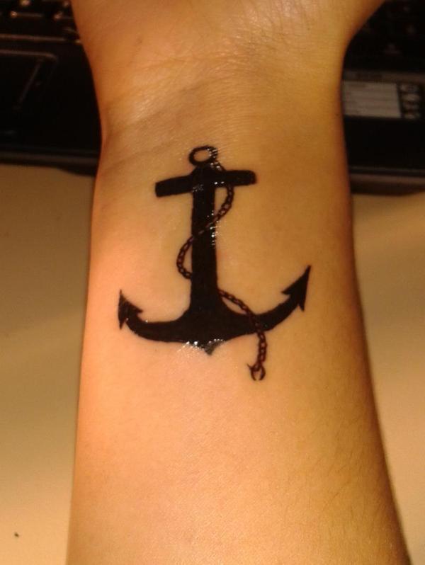 Photo de ancre marine, tatouage, inclassable
