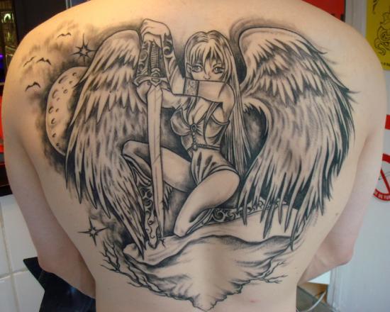 Photo de ange de manga, manga, ange réalisé par Aspic  Tattoo