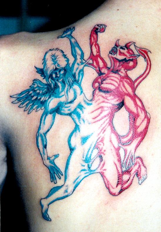 Photo de ange et démon, démon, diable