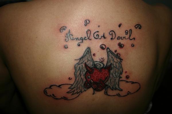 Photo de angel or devil, diable, ange