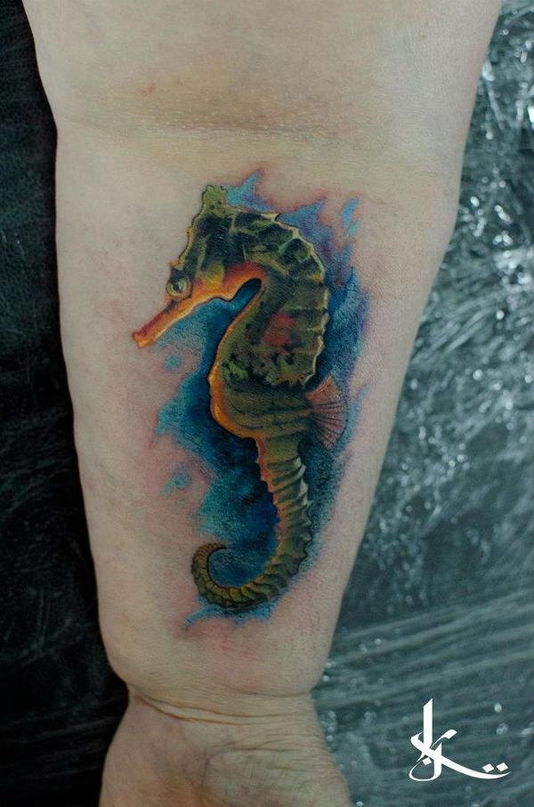 Photo de animal , hyppocampe, animal, animaux réalisé par Street Tattoo