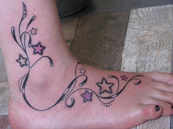 Photo de arabesque étoiles, tribal, étoiles réalisé par authentic tatoo