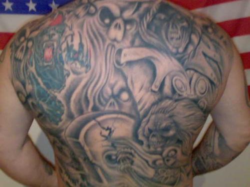 Photo de Aurelio et son tatoo, tatouage, iron réalisé par Métamorphose Tatoo