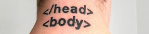 Balise html head et body