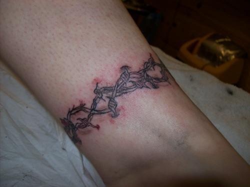 Photo de Barbelé, tatouage, barbelé