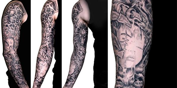 Photo de biomécanique, biomécanique, gore réalisé par Guest Tattoo Spot