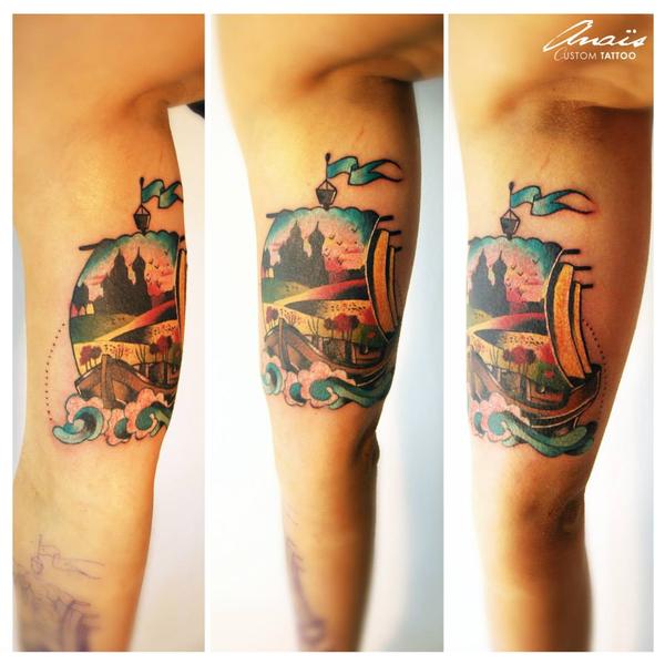 boat tattoo