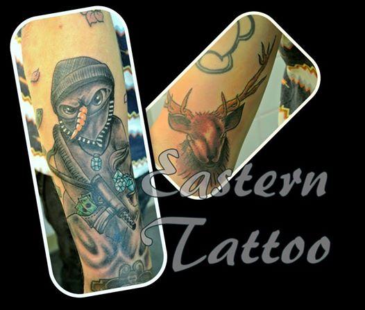 Photo de Bonhomme de neige, tatouage, tattoo gangsta réalisé par Eastern Tattoo