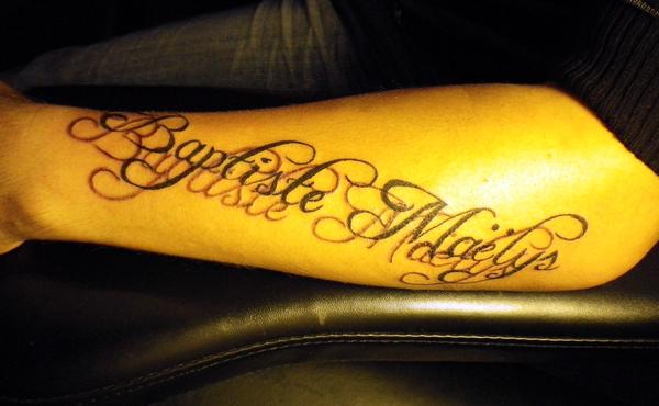 calligraphie et ombre