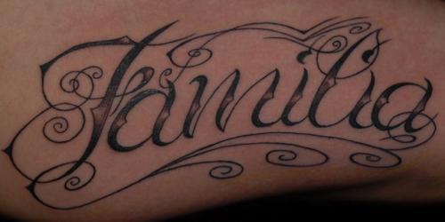 calligraphie Familia